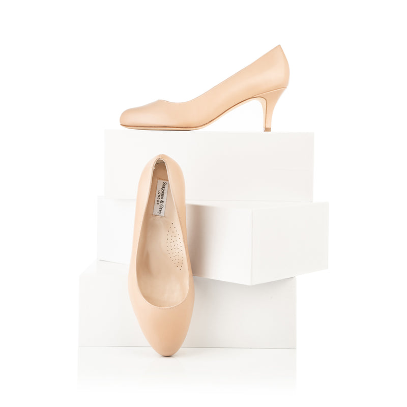 PAST SEASON SECONDS - Caroline Nude Patent (SAMPLE SALE)