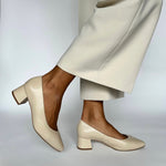 Tori Extra-Wide Fit Courts - Almond Leather