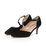 Phillie Extra-Wide Fit Shoes - Black Suede