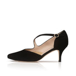 Phillie Extra-Wide Fit Shoes - Black Suede