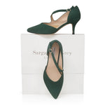 Phillie Extra-Wide Fit Shoes - Green Suede