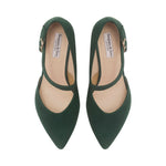 Phillie Extra-Wide Fit Shoes - Green Suede