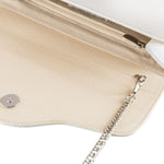 Ellie Clutch - Silver Leather