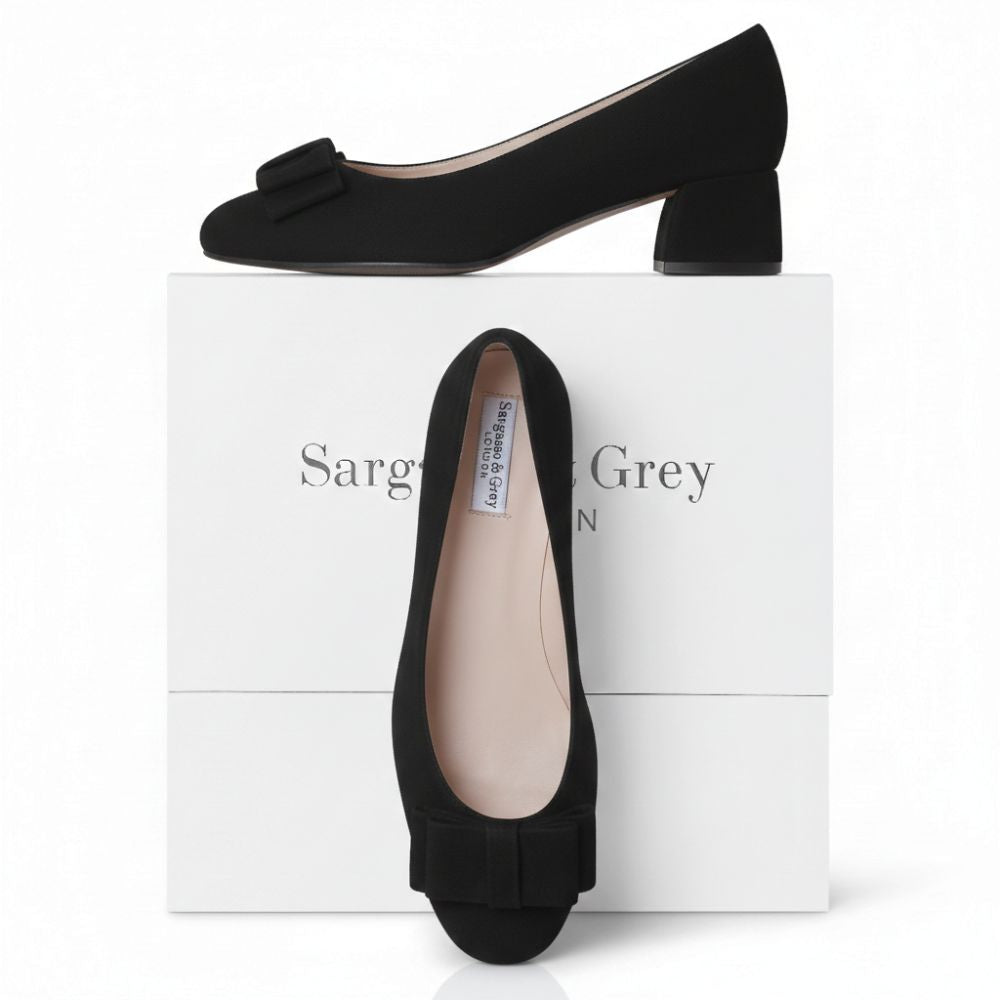Suzie Extra Wide Fit Heels Suede