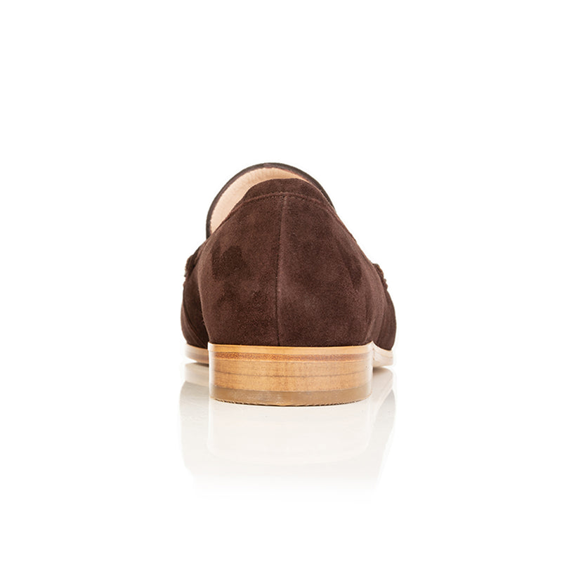 Sylvie Extra-Wide Fit Loafers  - Brown Suede