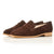 Sylvie Wide Fit Loafers  - Brown Suede