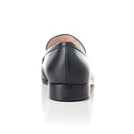 Sylvie Wide Fit Loafers  - Black Leather