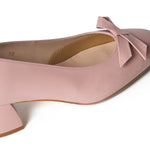 Tamsin Extra-Wide Fit Courts - Pink Leather