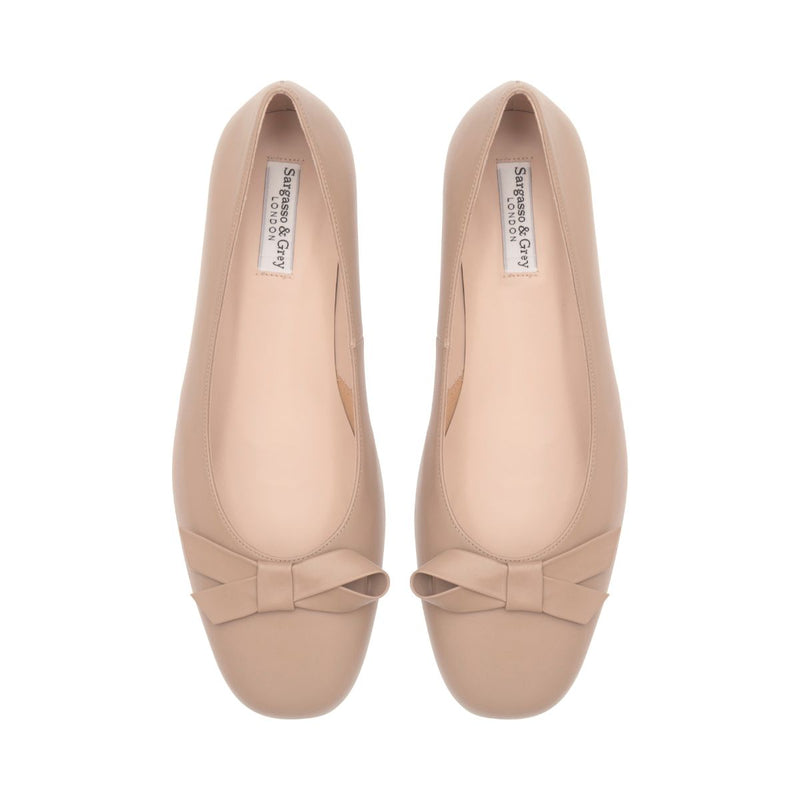 Tamsin Extra-Wide Fit Courts - Taupe Leather