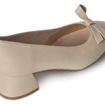 Tamsin Extra-Wide Fit Courts - Almond Leather