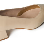 Tori Extra-Wide Fit Courts - Almond Leather