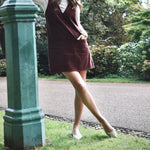 Tori Extra-Wide Fit Courts - Almond Leather