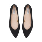 Tori Extra-Wide Fit Courts - Black Suede