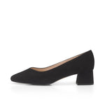 Tori Extra-Wide Fit Courts - Black Suede