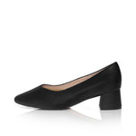 Tori Extra-Wide Fit Courts - Black Leather