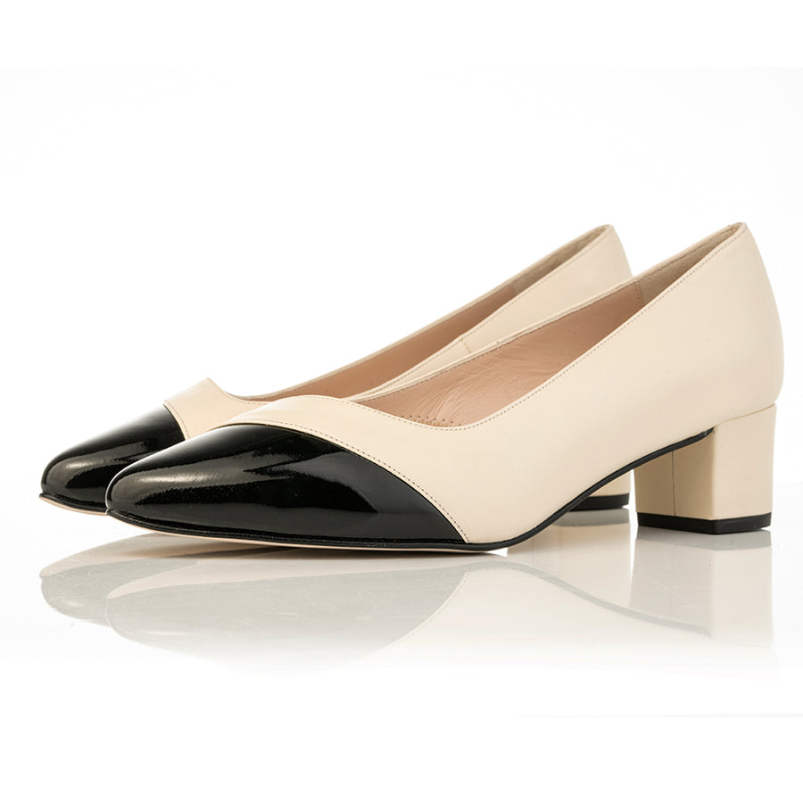 Wide Fit Court Shoes - Leather & Suede Wide Fit Court Shoes