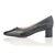 Tula Wide Fit Court - Black Leather