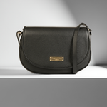 Harper Cross Body Bag - Black Leather