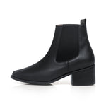 Vallera Extra-Wide Fit Boots - Black Leather