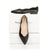 Vivienne Wide Fit Ballet Flats - Black Leather