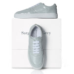Emma Wide Fit Trainers - Silver Leather
