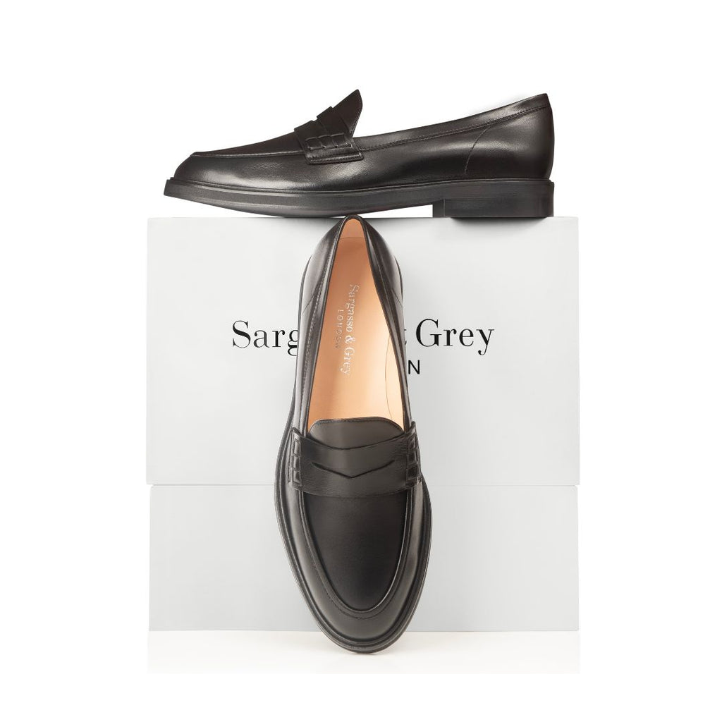 Wide Fit Loafers Leather