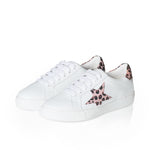 Ezi Wide Fit Trainers - Pink Leopard Star