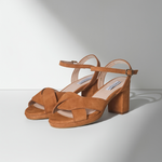 Belle - Extra-Wide Fit Sandal - Tan Suede