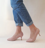 PAST SEASON SECONDS - Diana Pink Suede (SAMPLE SALE)