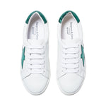 Ezi Wide Fit Trainers - Green Metallic Star