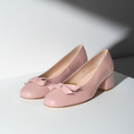 Tamsin Extra-Wide Fit Courts - Pink Leather