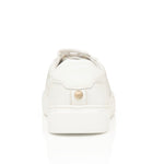 Extra Wide Fit Trainers - White Leather