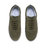 Emma Wide Fit Trainers - Khaki Suede