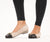 Alice Wide Fit Ballet Flats - Black & Beige Quilted Leather