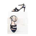 Cecily - Extra-Wide Fit Sandal - Navy Suede