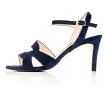 Cecily - Extra-Wide Fit Sandal - Navy Suede