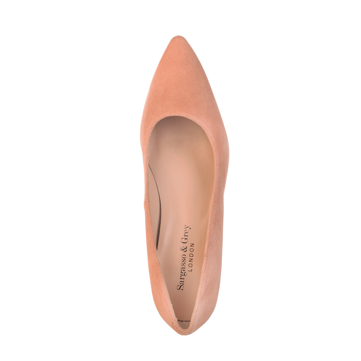 Wide Fit Pink Suede Court Shoes – Sargasso and Grey