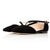 Indy Wide Fit Flats - Black Suede