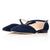 Indy Wide Fit Flats - Navy Suede