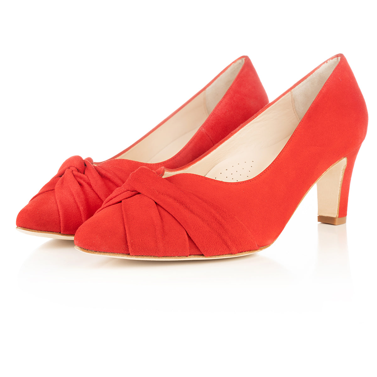 Lola Extra – Red Suede – Sargasso and Grey