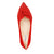 Lola Wide Fit Court Shoe – Red Suede