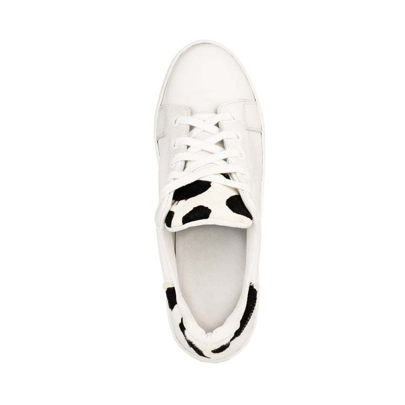 wide fit trainers with removable insole dalmatian print