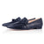 Sandy Wide Fit Flats  - Navy Leather