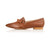 Sandy Wide Fit Flats  - Tan Leather