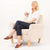 Sandy Wide Fit Flats  - Tan Leather