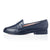 Sylvie Wide Fit Loafers  - Navy Leather