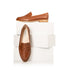 Sylvie Wide Fit Loafers  - Tan Leather