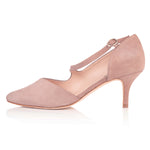 Penelope Extra-Wide Fit Shoes - Rose Pink Suede