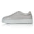 Wide Fit Trainers - Grey Leather