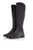 Wide Fit Knee High Boots - Navy Suede